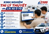 Kinh nghiệm thi lý thuyết bằng lái xe một lần đỗ ngay chuẩn nhất